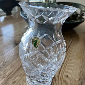 Waterford Crystal 8" Rossan Vase, brand new w/stickers